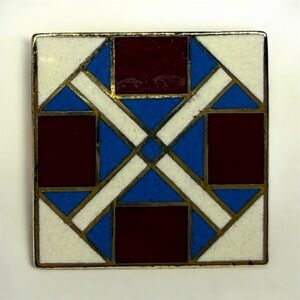 Vintage Geometric Enamel Pin